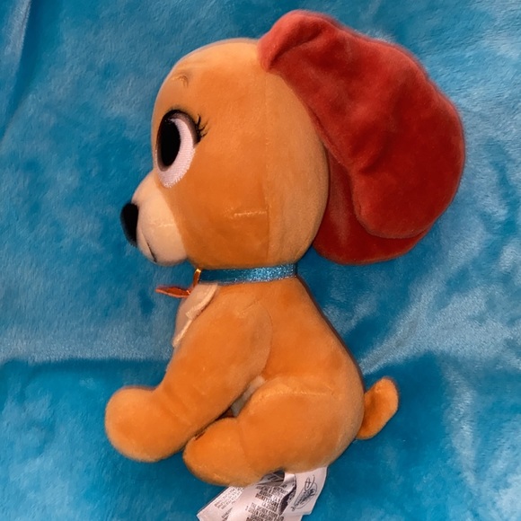 💕 Preloved EUC Disney Store LADY & the tramp plush Furrytale Friend 8" - Picture 8 of 10